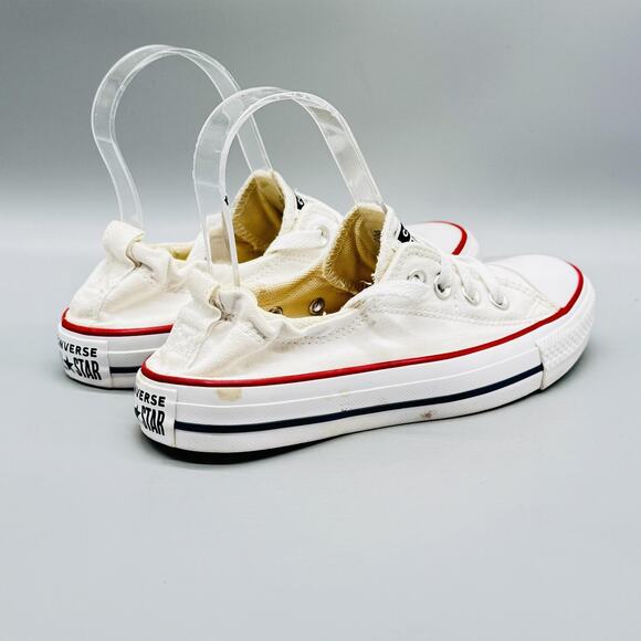 Converse Shoes Women 6 White Chuck Taylor All Star Shoreline Low Slip On Sneaker - Picture 9 of 12